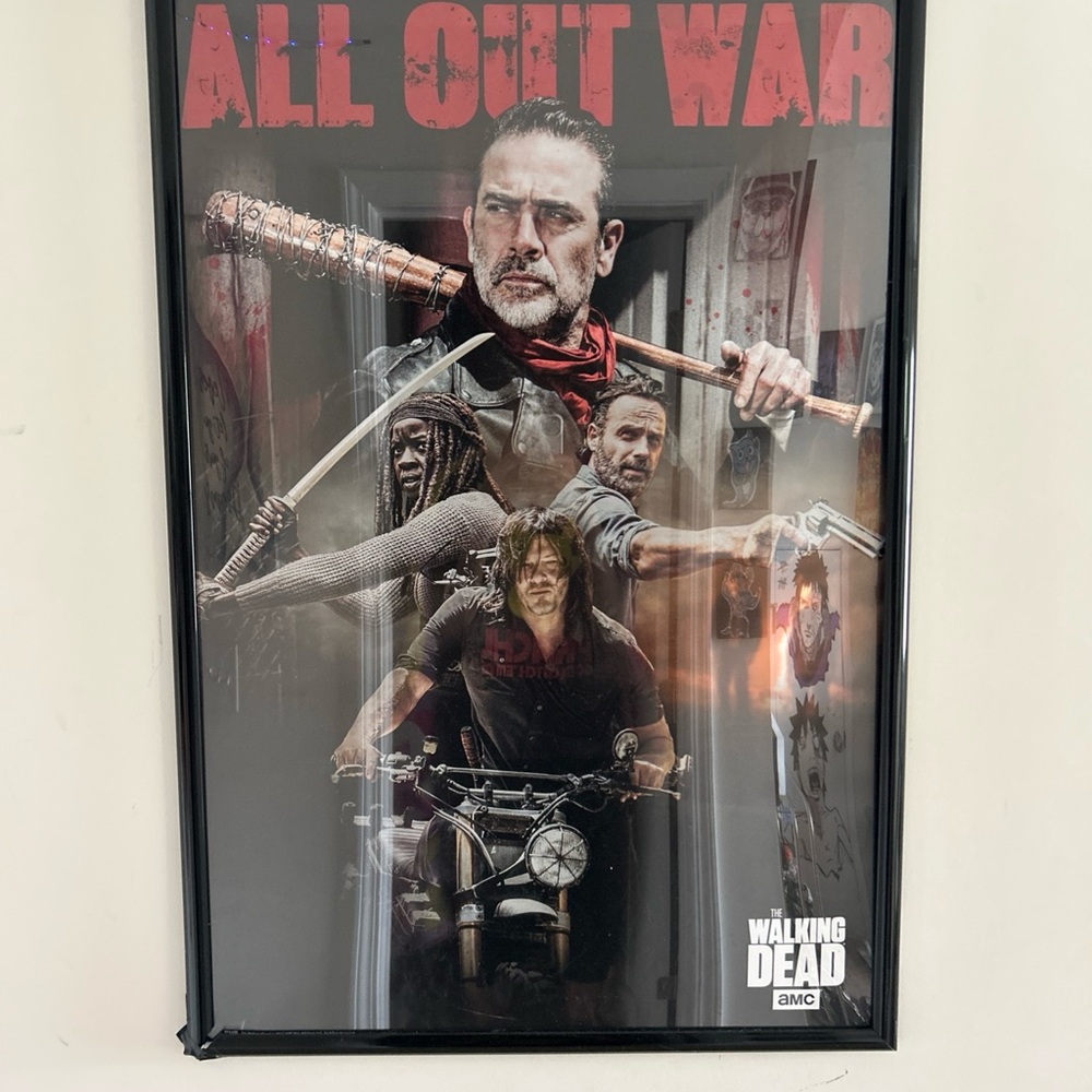The Walking Dead 'All Out War' Wall Art Poster
